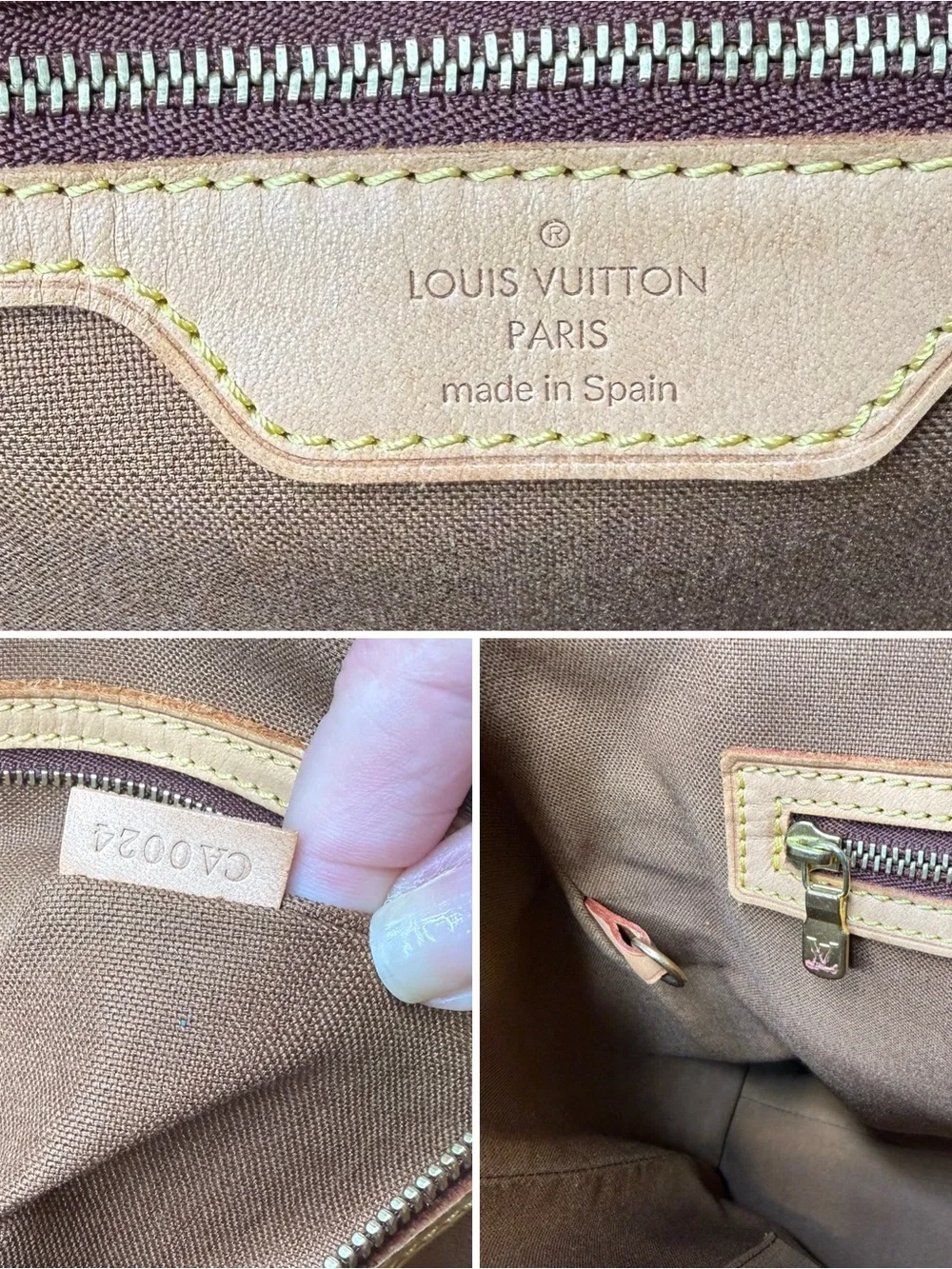 Authentic Louis Vuitton Abbesses Messenger Bag brown monogram canvas M45257 LV